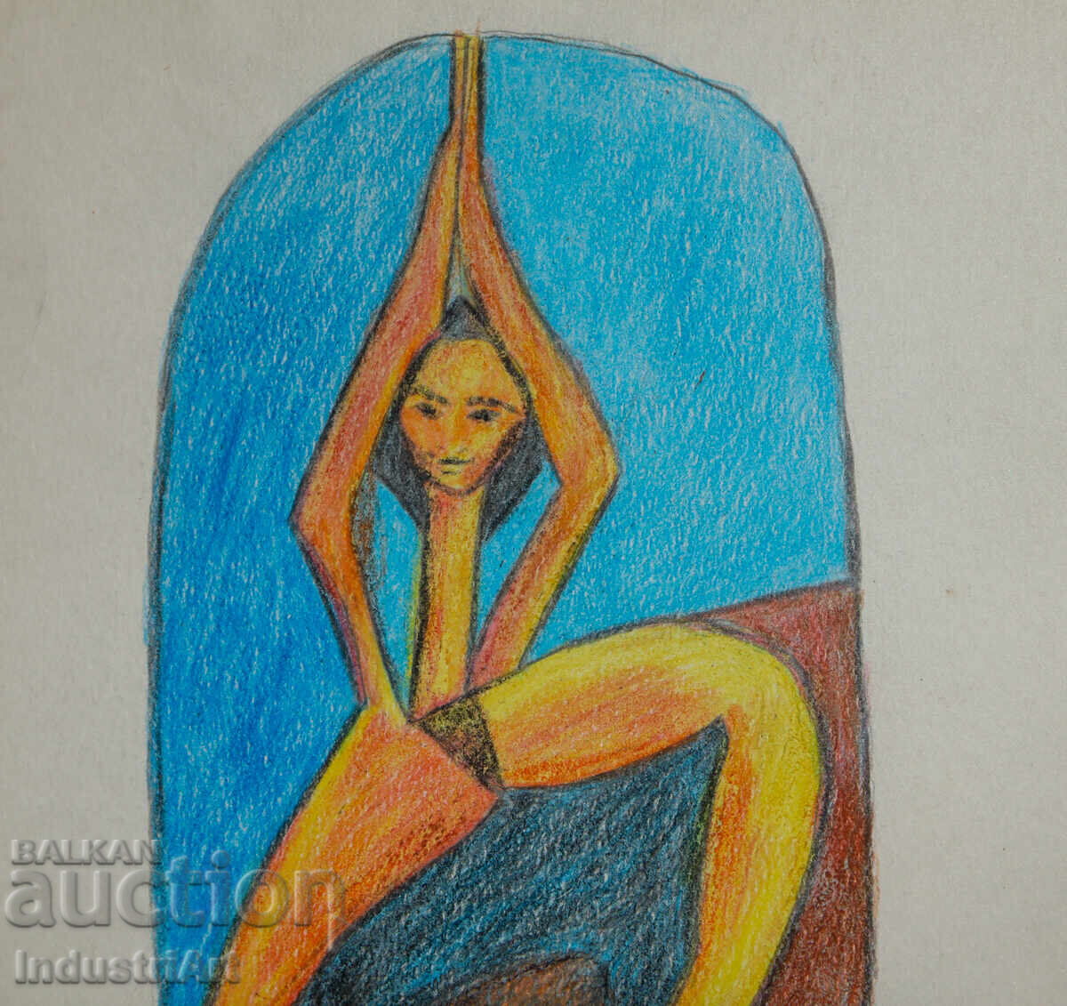 Livrarea Artă modernă pastel abstract corp gol