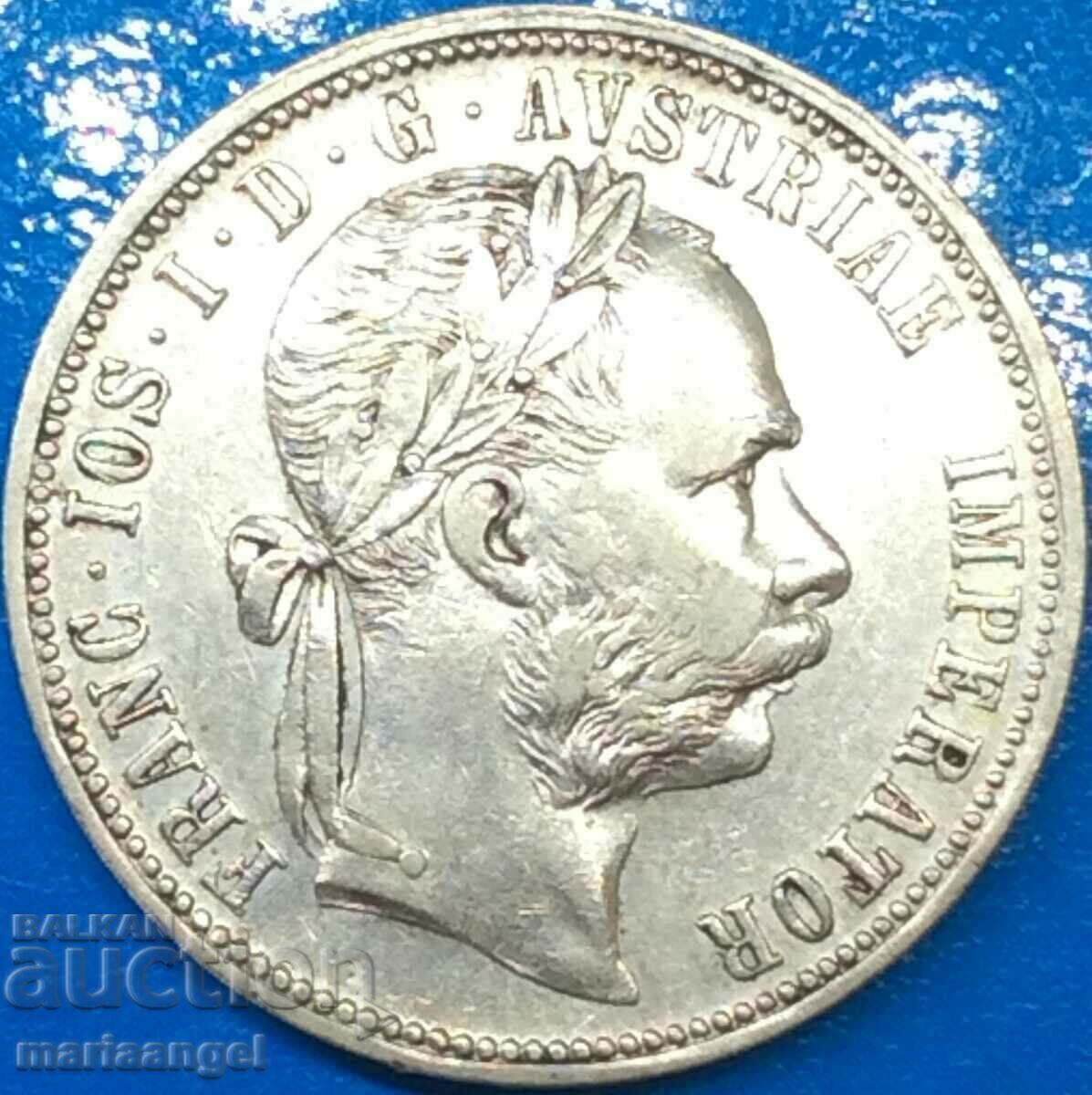 Παράδοση Αυστρία 1 Florin 1883 Franz Joseph Silver