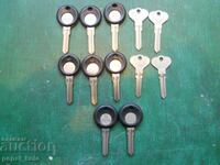 Ανταλλακτικά για κλειδιά αυτοκινήτων "Volkswagen" - 12 τμχ