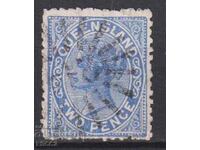 Stamped stamp Queen Victoria 1895 Australia Queensland