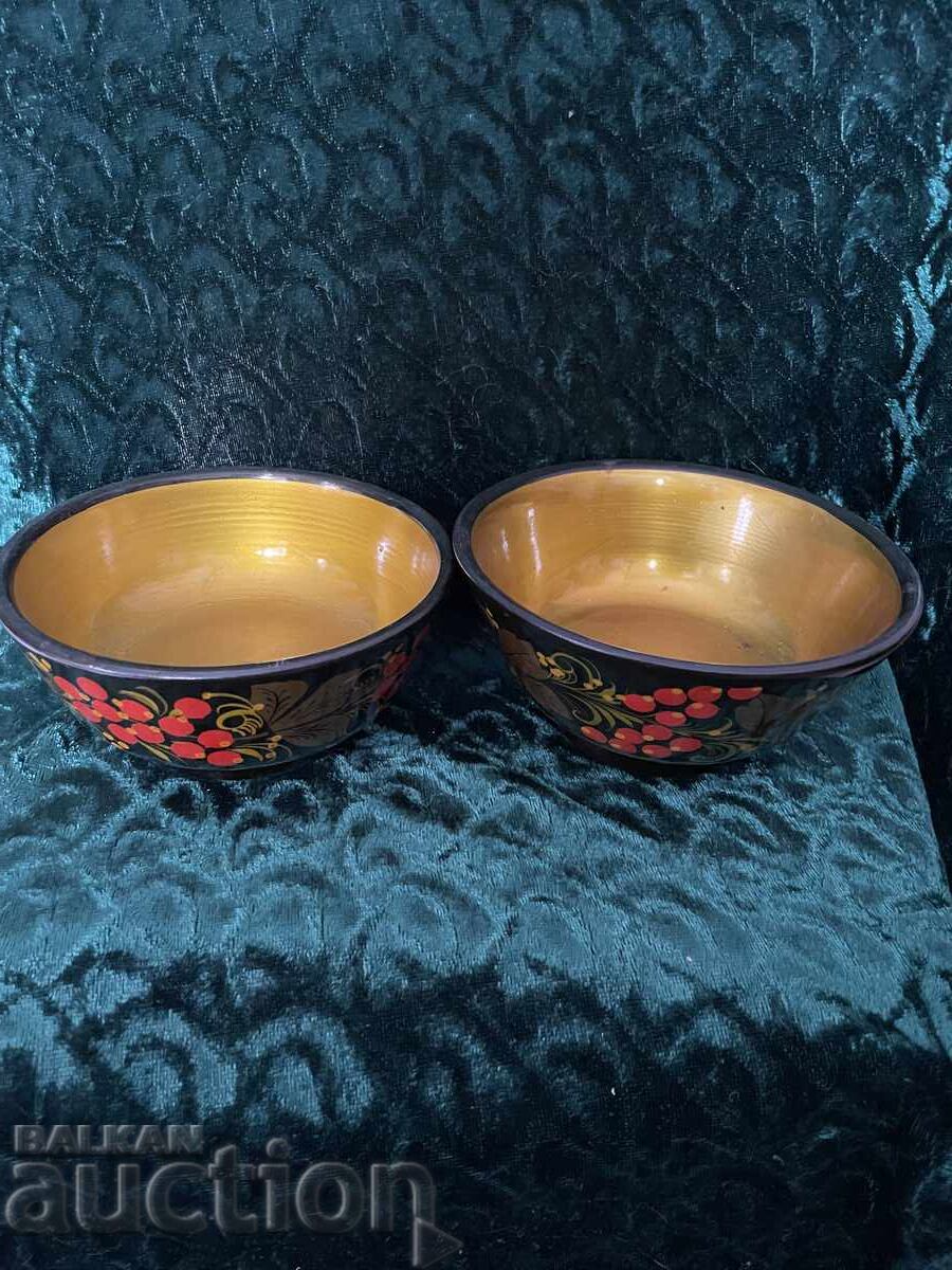 Căni Khokhloma - 7/11 cm Căni Khokhloma - 7/11 cm