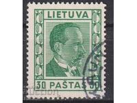 Timbrul poștal timbrat Antanas Smetona 1937 din Lituania