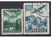 Σφραγισμένες γραμματόσημες Βουνά Αεροπλάνα 1939 από Σλοβακία