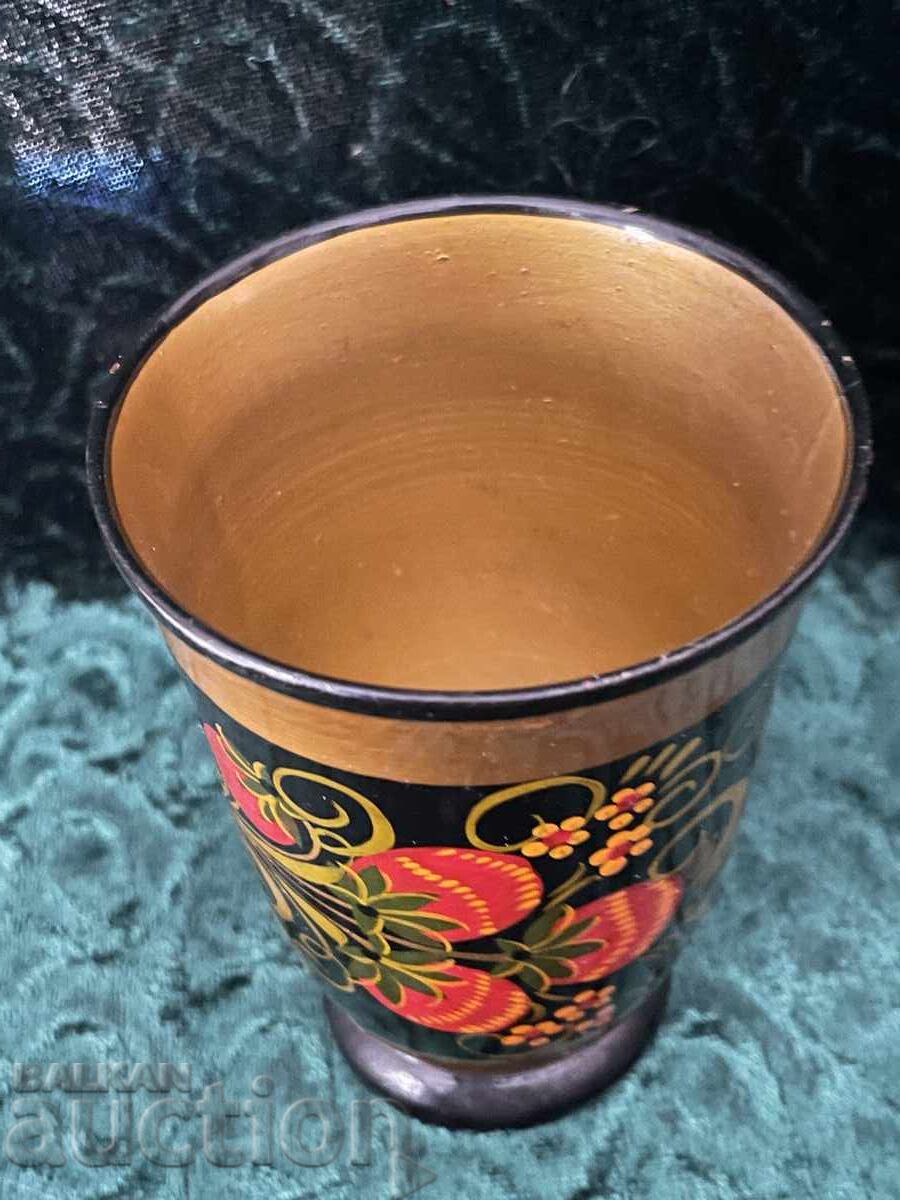 Хохлома чаша-11/7 см с цена 14.95 лв. | € 7.64