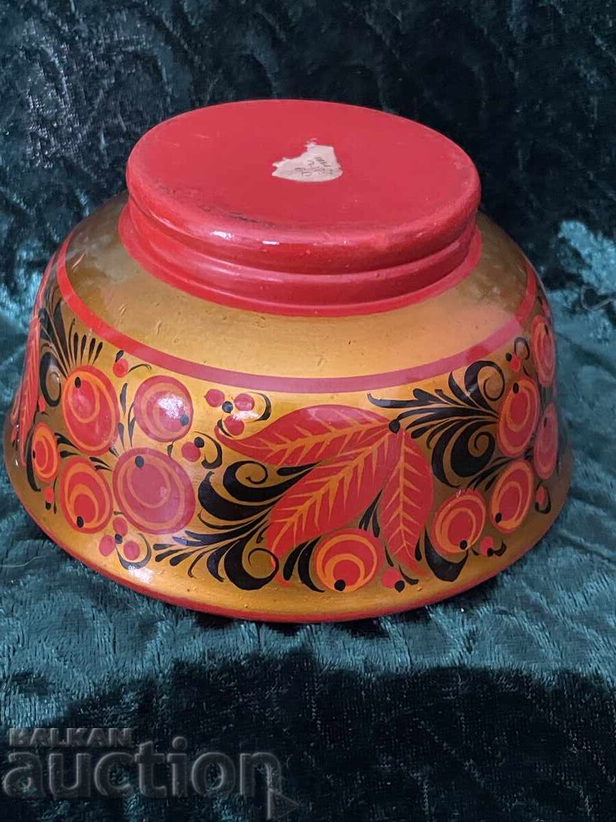 Khokhloma cup - 13/7 cm with price 23.95 BGN | € 12.25