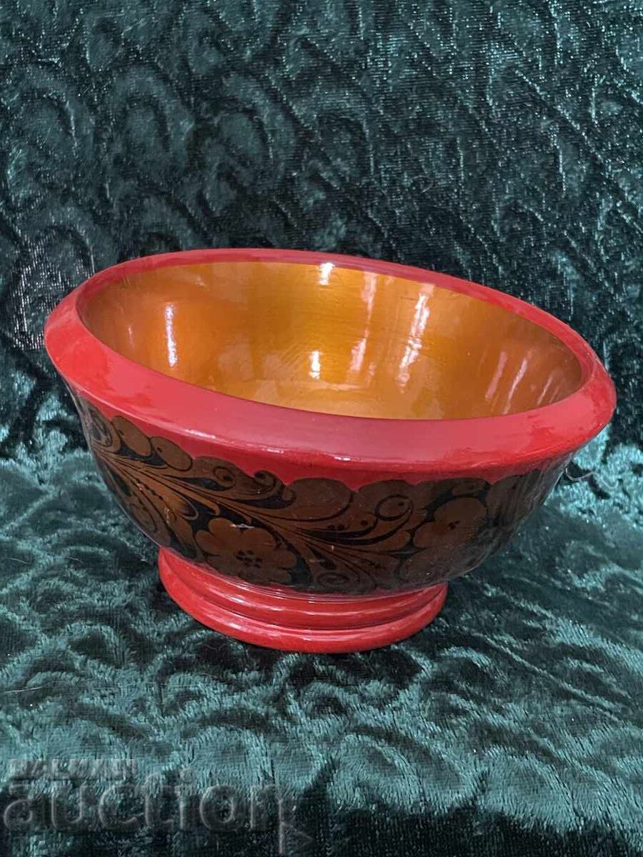 Auction  Khokhloma cup - 13/7 cm