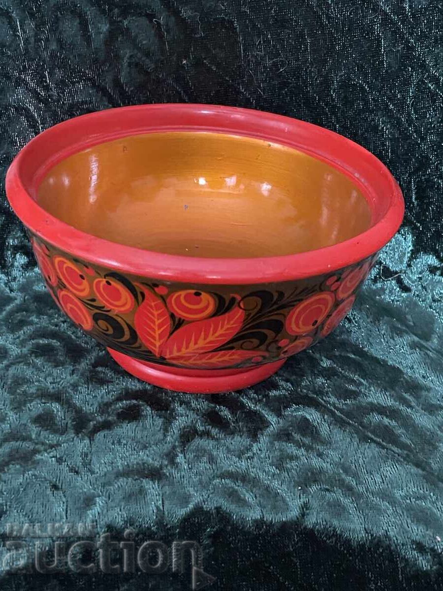 Khokhloma cup - 13/7 cm