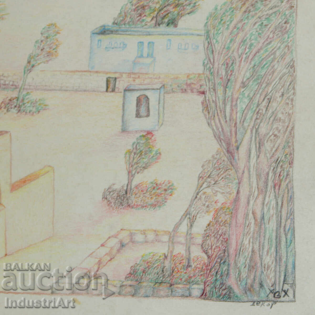 Contemporary Art Painting Pastel Landscape - 5