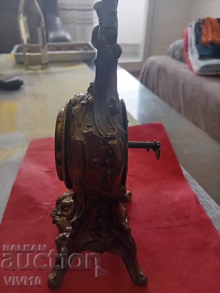 Antique, fireplace clock, France with price € 75.00 | 146.69 BGN Antique, fireplace clock, France with price € 75.00 | 146.69 BGN