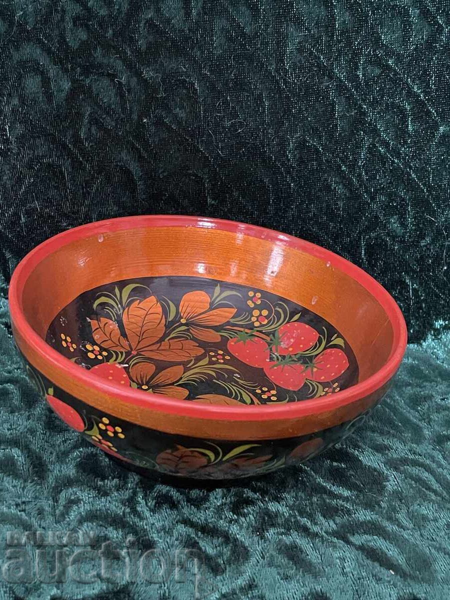 Khokhloma cup - 13/6 cm