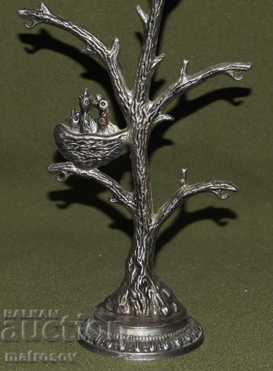 Auction  Metal decorative ornament tree birds