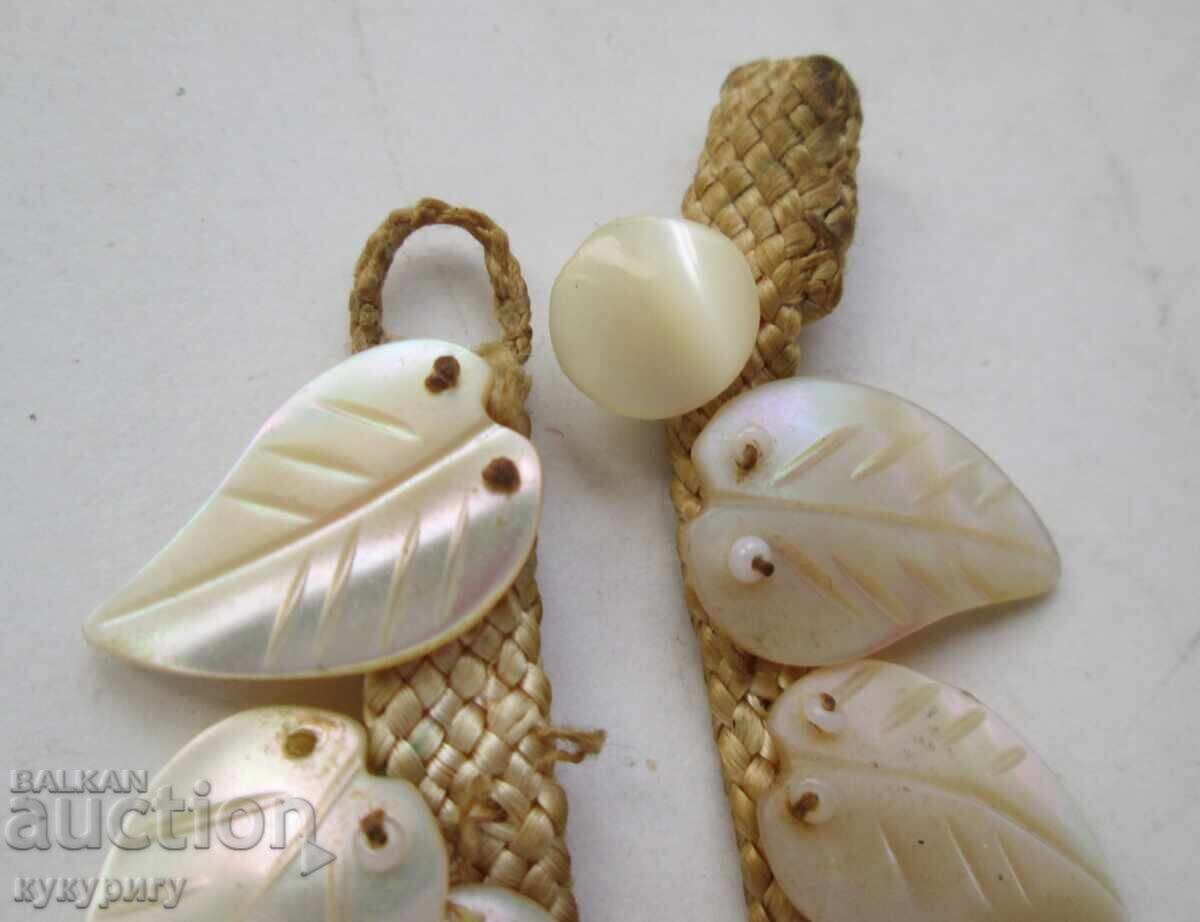 Old Revival Mother-of-Pearl Ornament for Folk Costume Women's Necklace - 6 Old Revival Mother-of-Pearl Ornament for Folk Costume Women's Necklace - 6