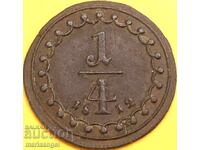 1/4 Kreuzer 1812 Austria Franz I A - Vienna copper - rare