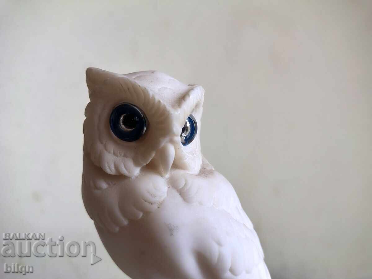 Beautiful Alabaster Figurine - Snowy Owl with price 34.98 BGN | € 17.88