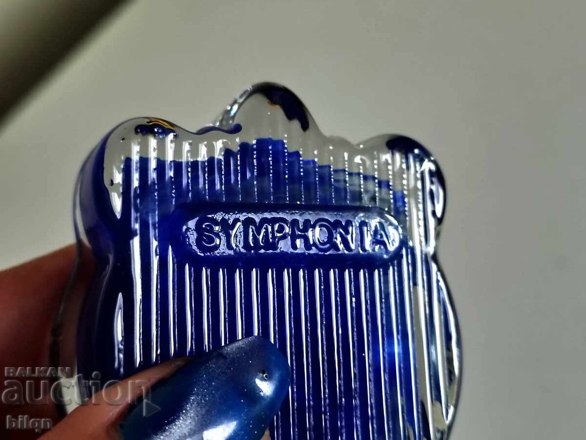 Παράδοση Ασημένια εικόνα 925 Γυάλινη βάση