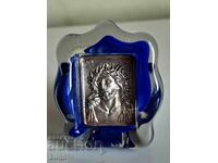 Silver Icon 925 Glass Stand