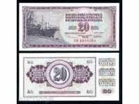 ZORBA TOP AUCTIONS YUGOSLAVIA 20 DINARA 1978 UNC