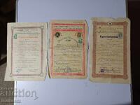 3 Certificates 1942