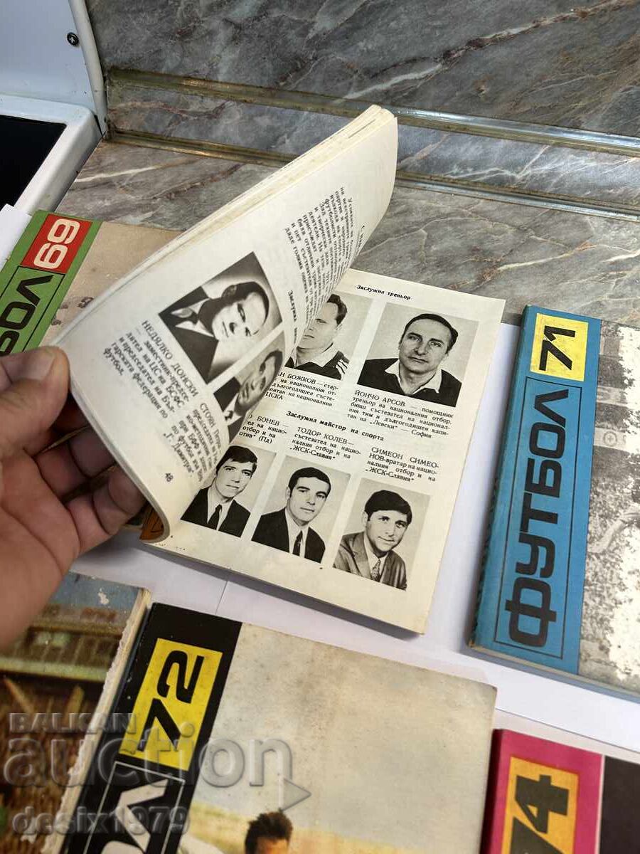 Collectible Football Magazines from 1969, 70, 71, 73, and 74 - 5