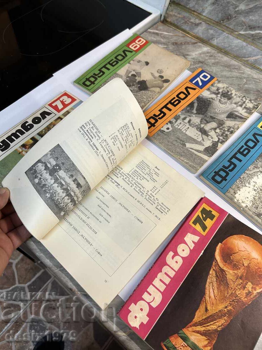Collectible Football Magazines from 1969, 70, 71, 73, and 74 - 6