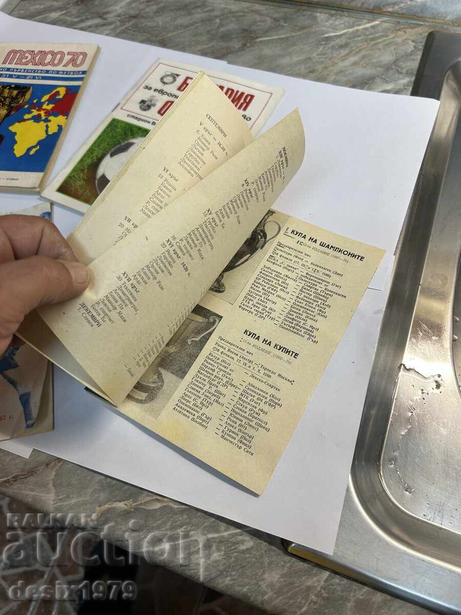 Delivery of Collectible football programs, magazines, etc. - 4 pieces Delivery of Collectible football programs, magazines, etc. - 4 pieces