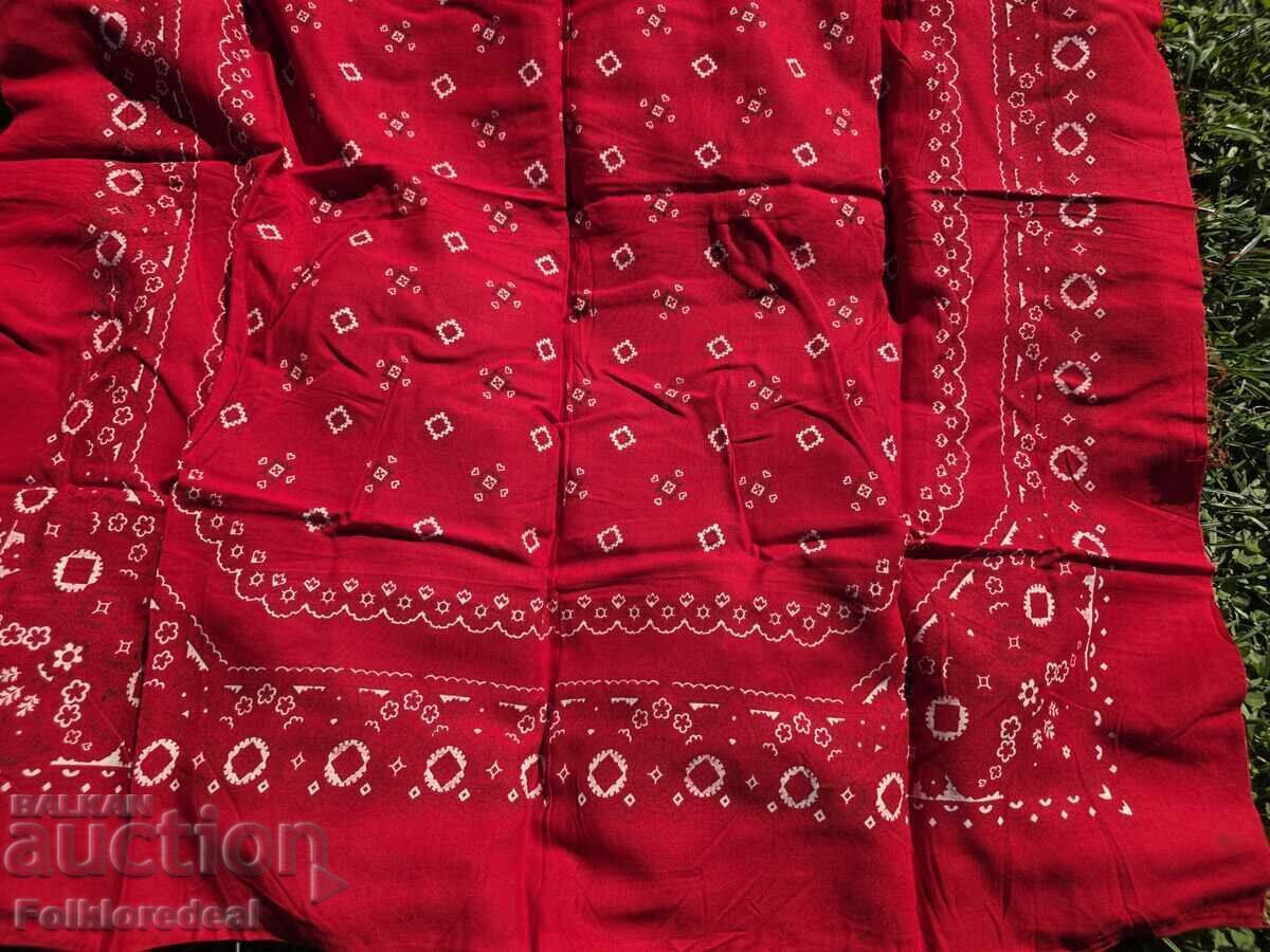 Auction  Old authentic headscarf for women's folk costume
