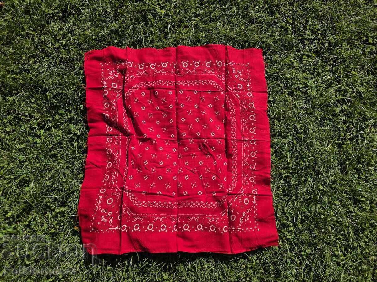 Old authentic headscarf for women's folk costume