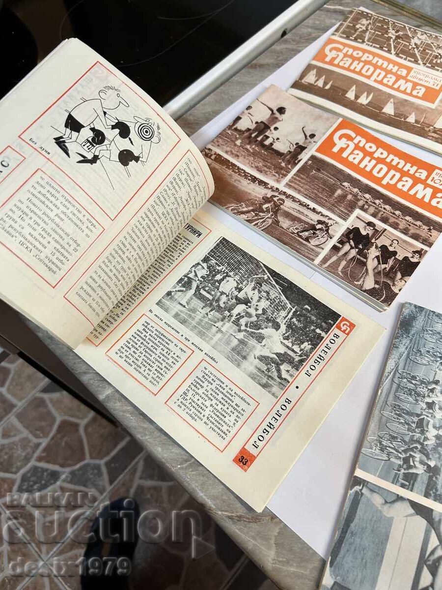 Delivery of Collectible sports panoramas from 1971 and 72