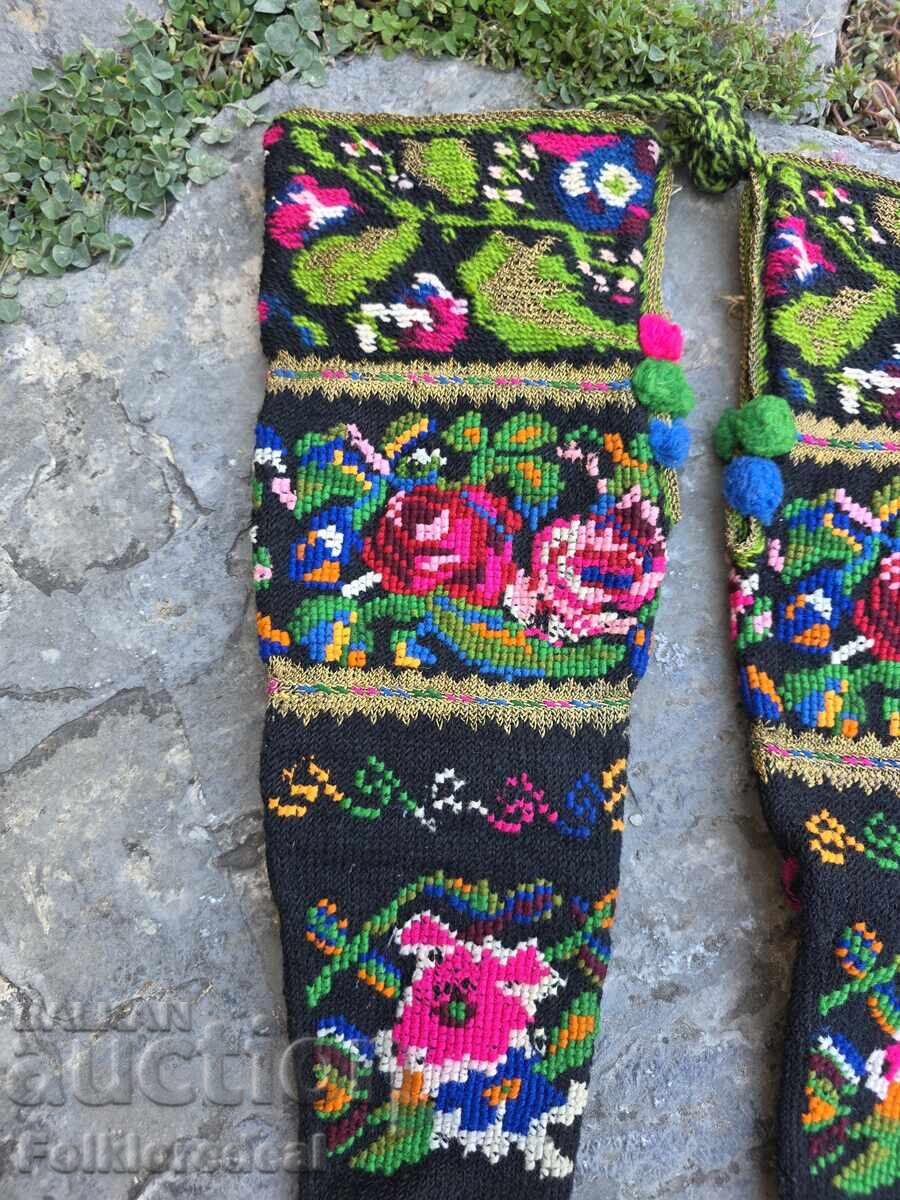 Delivery of Authentic socks from Gostivar costume with silver thread Delivery of Authentic socks from Gostivar costume with silver thread