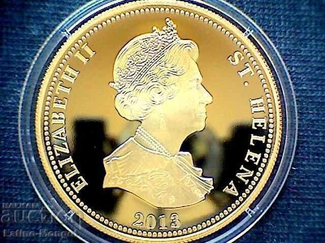 Света Елена / Saint Helena 4 x 25 пени 2013 птици with price 76.28 BGN | € 39.00