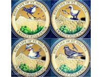 Света Елена / Saint Helena 4 x 25 пени 2013 птици