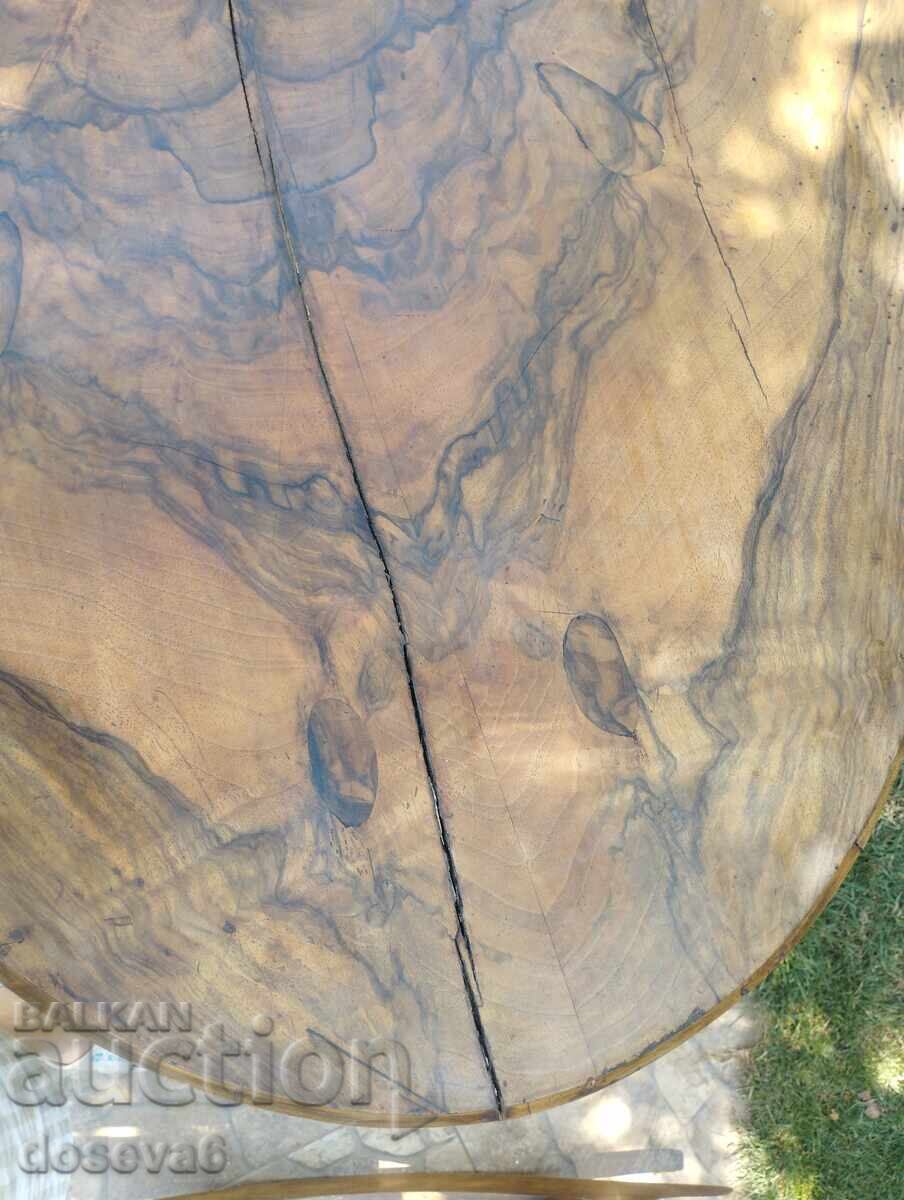 Table with walnut veneer with price 200.00 BGN | € 102.26 Table with walnut veneer with price 200.00 BGN | € 102.26