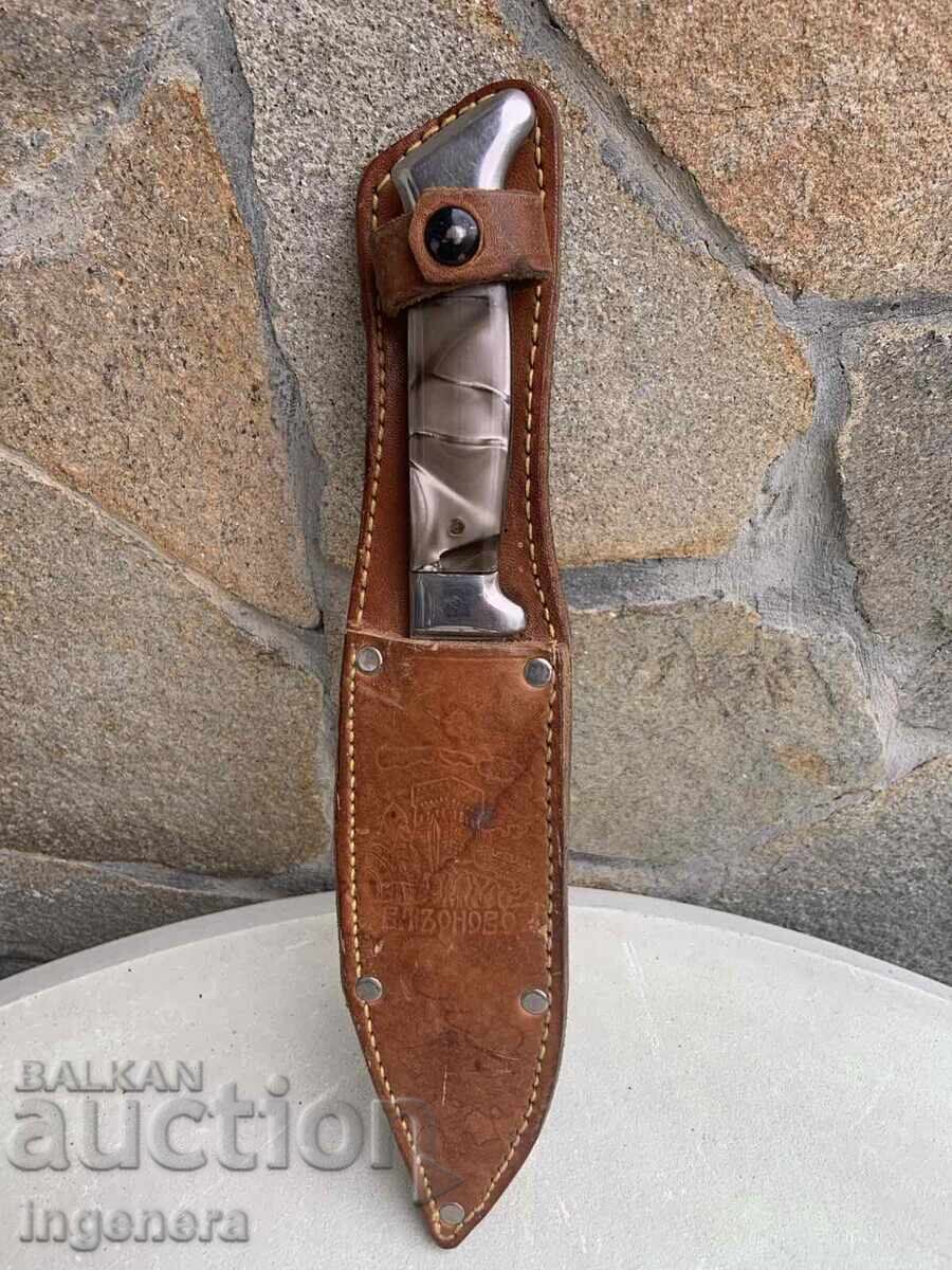 ΜΑΧΑΙΡΙ Β.ΤΥΡΝΟΒΟ ΑΠΟ ΤΟ ΣΟΣΙΑΛΙΣΜΟ ΛΕΠΙ ΘΗΚΗ ΔΕΡΜΑΤΙΝΗ ΜΑΡΚΑΡΙΣΜΕΝΟ