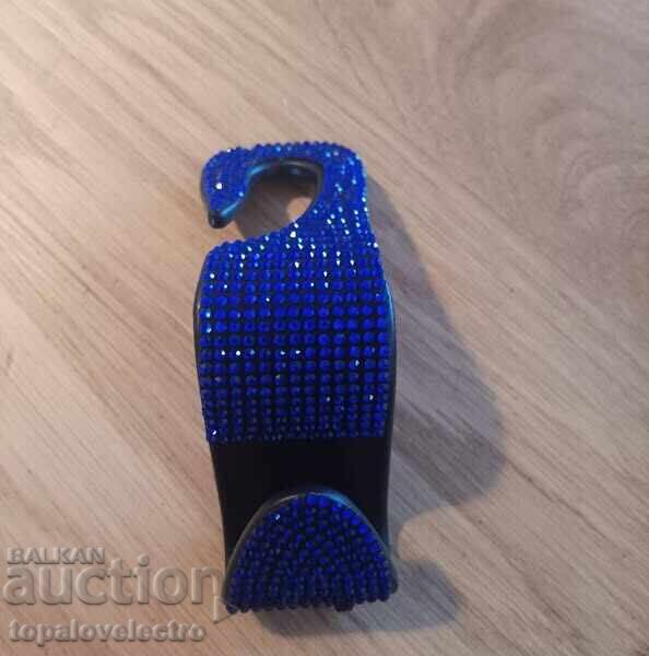 NEW! Set of 4 Shiny Car Seat Hooks - 5