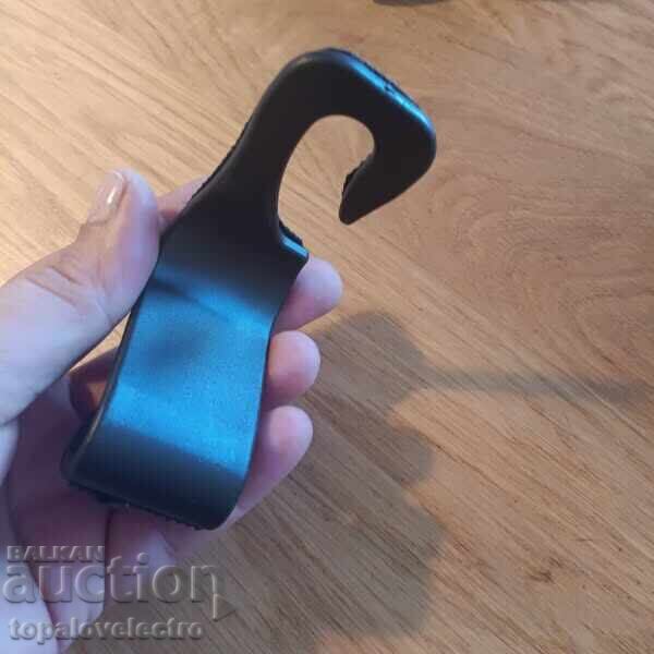 NEW! Set of 4 Shiny Car Seat Hooks - 6