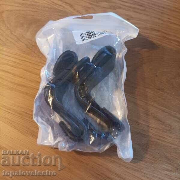 NEW! Set of 4 Shiny Car Seat Hooks - 7