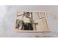 Fotografie Sofia Fetiță pe balcon 1941