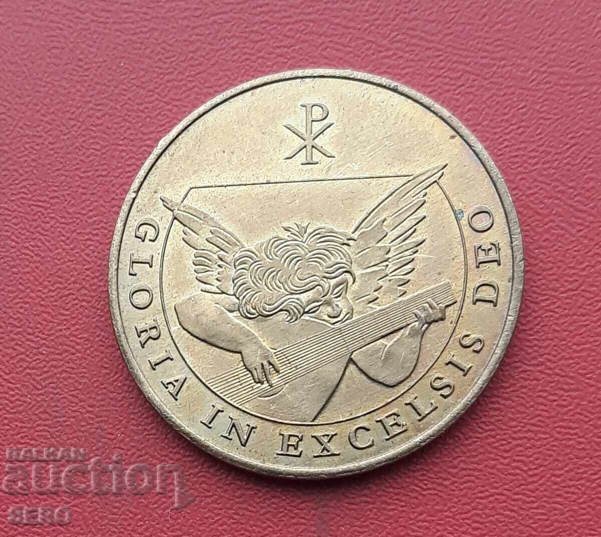 Μετάλλιο-Θρησκευτικό μετάλλιο "Ειρήνη στη γη" με τιμή 3.00 BGN | € 1.53 Μετάλλιο-Θρησκευτικό μετάλλιο "Ειρήνη στη γη" με τιμή 3.00 BGN | € 1.53