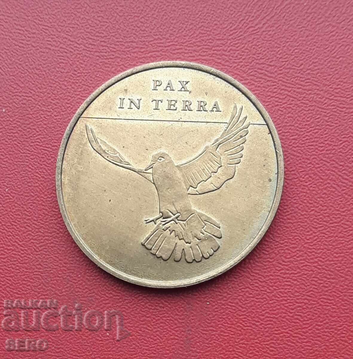 Μετάλλιο-Θρησκευτικό μετάλλιο "Ειρήνη στη γη" Μετάλλιο-Θρησκευτικό μετάλλιο "Ειρήνη στη γη"