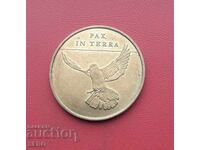 Medalie - Jeton religios "Pace pe pământ"