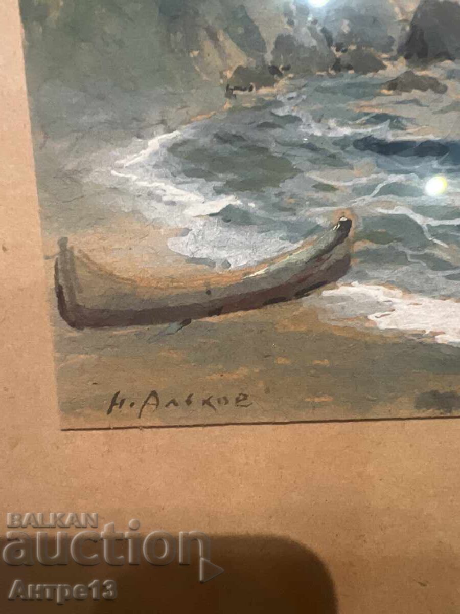 Ναπολέων Αλέκοφ Πίνακας Θάλασσα 13/9 με τιμή 480.00 BGN | € 245.42 Ναπολέων Αλέκοφ Πίνακας Θάλασσα 13/9 με τιμή 480.00 BGN | € 245.42