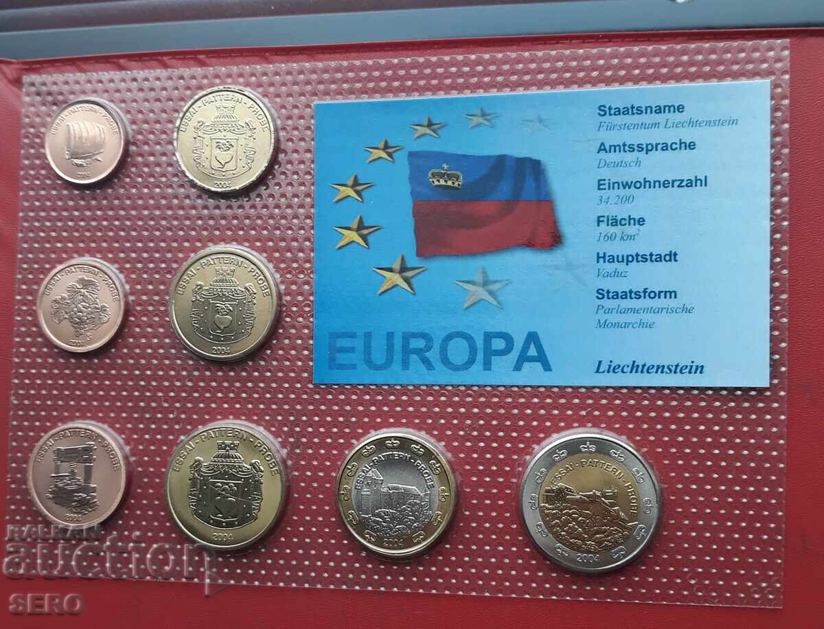 Liechtenstein-SET 2004 de 8 monede euro proof Liechtenstein-SET 2004 de 8 monede euro proof