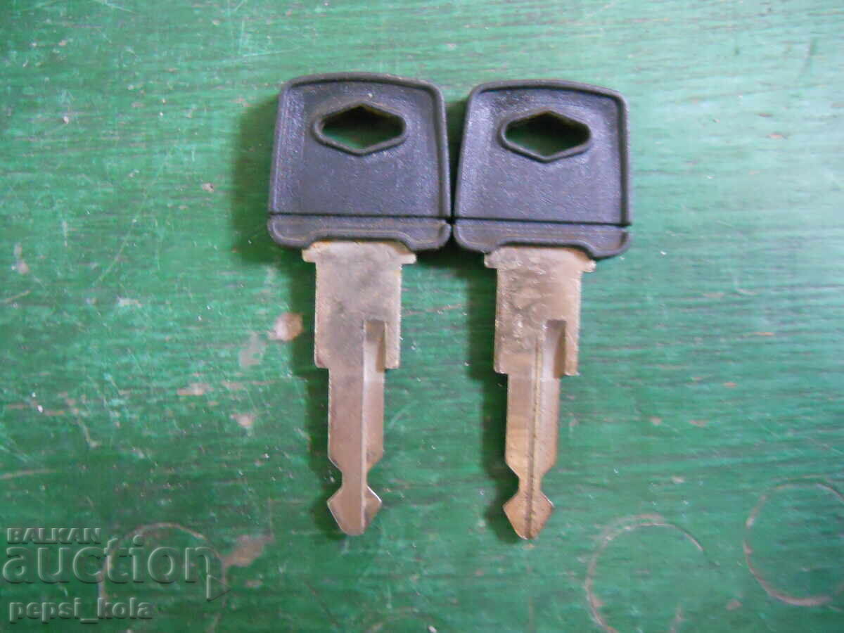 Auction  Car key blanks "Renault" - 18 pcs