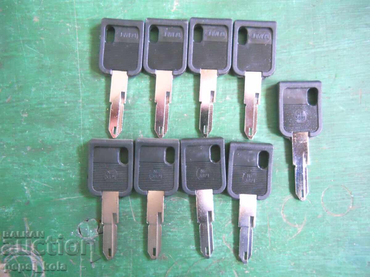 Car key blanks "Renault" - 18 pcs