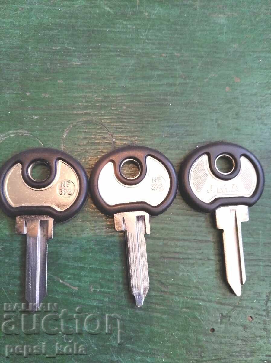 Προετοιμασίες για κλειδιά αυτοκινήτων "Moskvich" - 3 τμχ Προετοιμασίες για κλειδιά αυτοκινήτων "Moskvich" - 3 τμχ