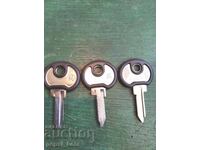 Заготовки за автоключове "Москвич" - 3 бр