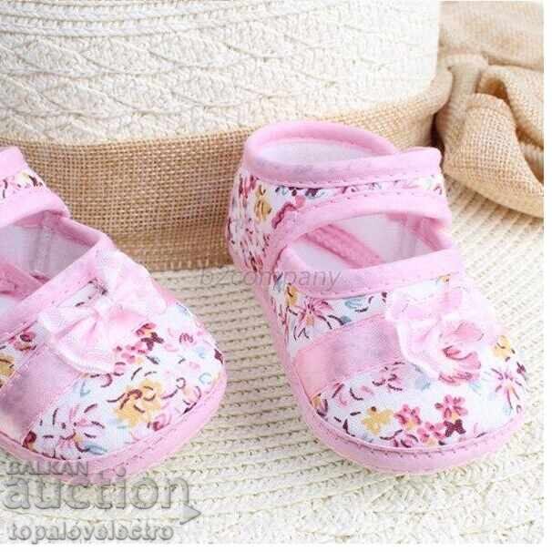 New! Baby shoes for first steps, booties, model 1 - 5