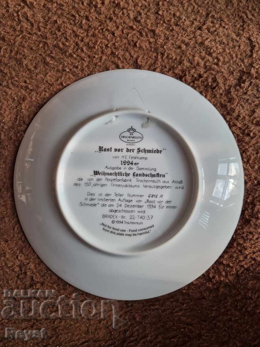 Trei farfurii "Weihnachtliche Landschaften" (Peisaje de Crăciun) - 6 Trei farfurii "Weihnachtliche Landschaften" (Peisaje de Crăciun) - 6