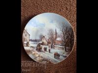 Trei farfurii "Weihnachtliche Landschaften" (Peisaje de Crăciun)