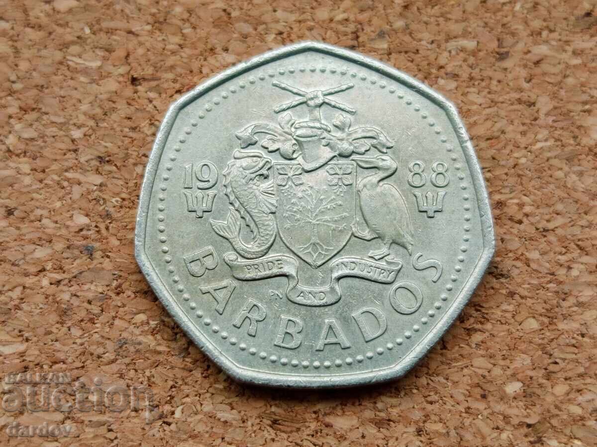 Barbados 1 dolar, 1988 cu preț € 1.60 | 3.13 BGN Barbados 1 dolar, 1988 cu preț € 1.60 | 3.13 BGN